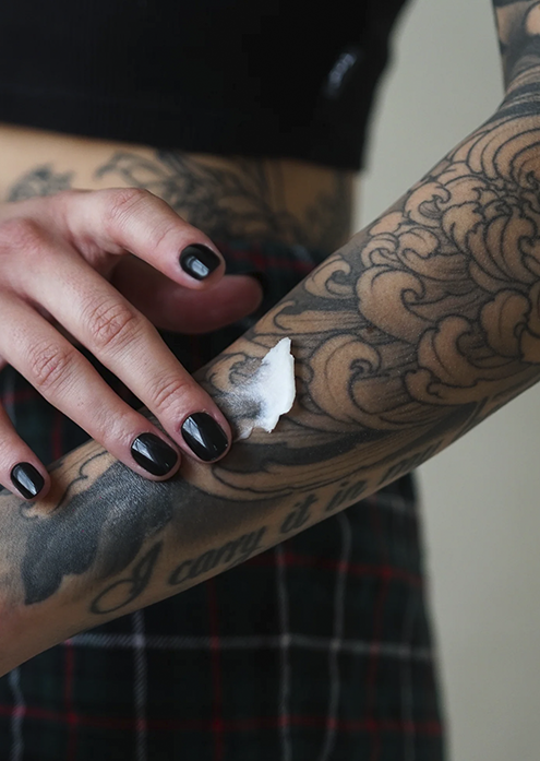Cuidado pós-tattoo